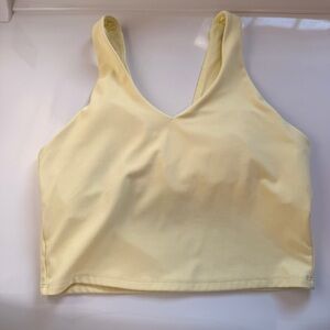 All in Motion Light Yellow Sports Bra